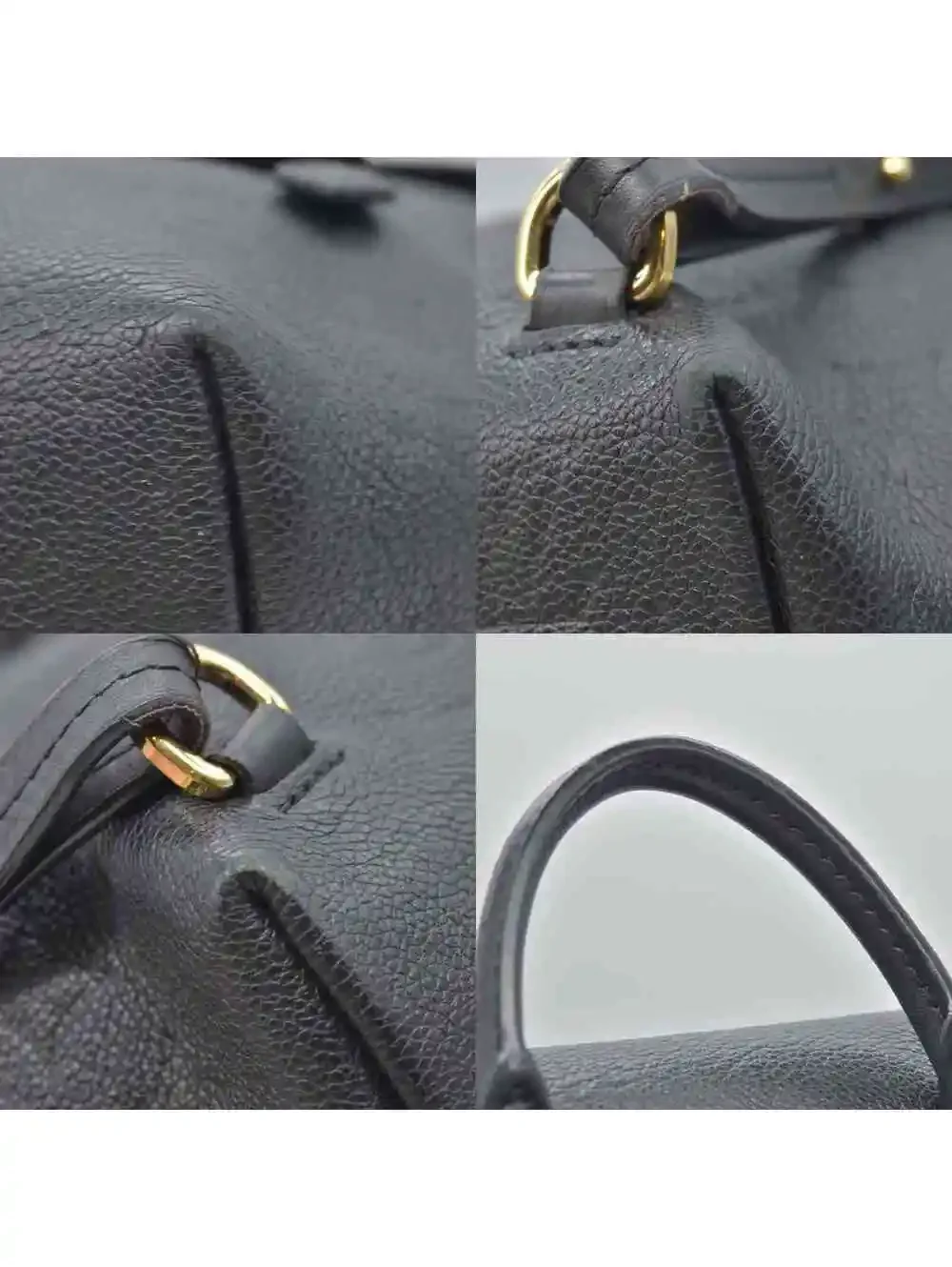 Louis Vuitton Black Montsouris Empreinte Noir Black 2020